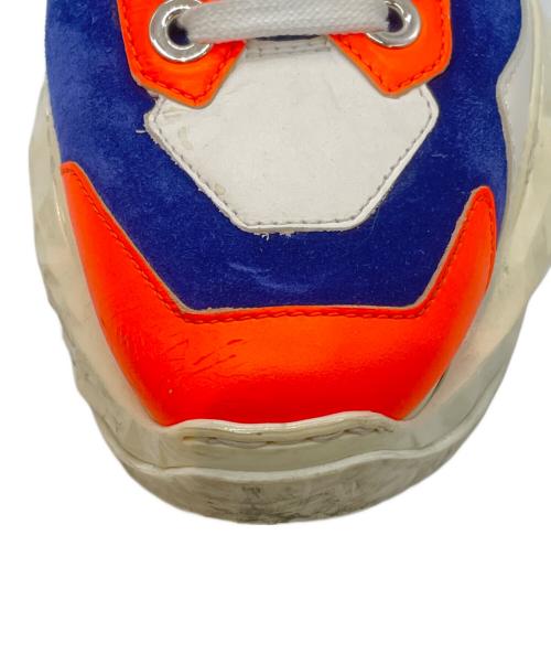 JIMMY CHOO（ジミーチュウ）JIMMY CHOO (ジミーチュウ) スニーカー ブルー×オレンジ サイズ:36の古着・服飾アイテム