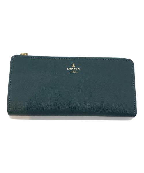 LANVIN en Bleu（ランバンオンブルー）LANVIN en Bleu (ランバンオンブルー) 財布 グリーンの古着・服飾アイテム