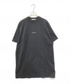 Acne studiosアクネ ストゥディオス）の古着「Logo t-shirt dress」｜ブラック