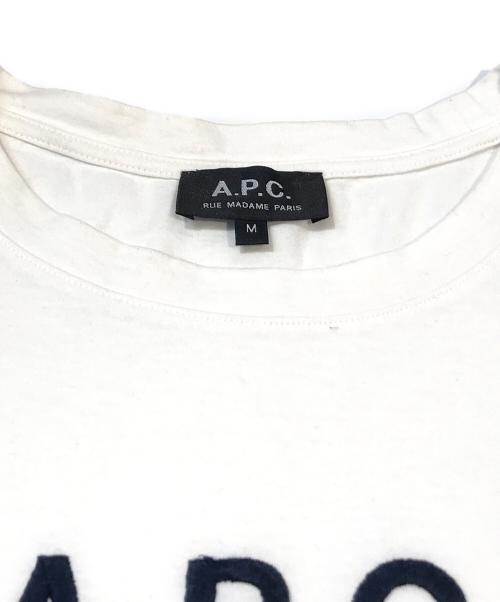 A.P.C.（アーペーセー）A.P.C. (アーペーセー) Tシャツ ホワイト サイズ:Mの古着・服飾アイテム
