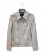 DOLCE & GABBANAドルチェ＆ガッバーナ）の古着「ラムレザージャケット」｜ベージュ