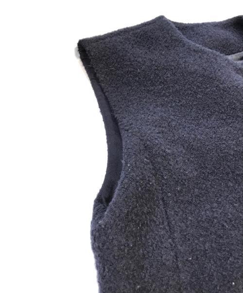 #Newans（ハッシュニュアンス）#Newans (ハッシュニュアンス) ポッテリ―シルエットジレ　VRNECW0402 ネイビー サイズ:1の古着・服飾アイテム