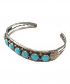 USEDユーズド）の古着「ターコイズブレスレット」｜シルバー