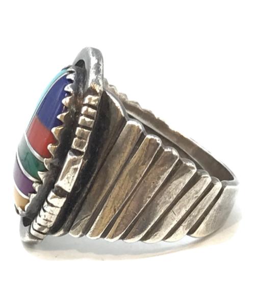 USED（ユーズド）USED (ユーズド) ターコイズリング マルチカラー サイズ:21号の古着・服飾アイテム