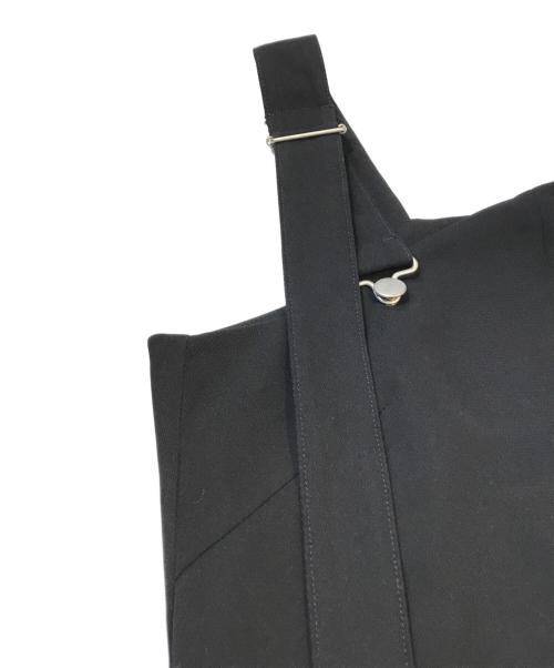 CLANE（クラネ）CLANE (クラネ) スラントラインサロペットワンピース ブラック サイズ:１の古着・服飾アイテム