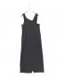 CLANE (クラネ) スラントラインサロペットワンピース ブラック サイズ:１：5000円