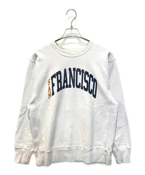 BARNS OUTFITTERS（バーンズアウトフィッターズ）BARNS OUTFITTERS (バーンズアウトフィッターズ) スウェット アイボリー サイズ:Mの古着・服飾アイテム