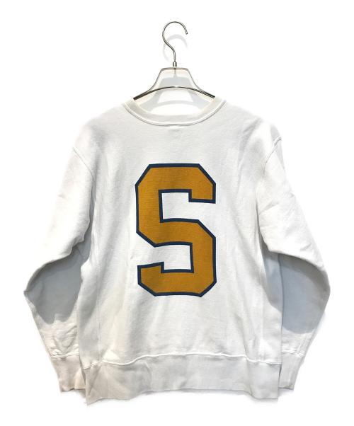 BARNS OUTFITTERS（バーンズアウトフィッターズ）BARNS OUTFITTERS (バーンズアウトフィッターズ) スウェット アイボリー サイズ:Mの古着・服飾アイテム