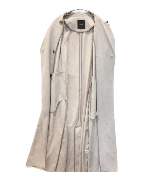 anuans（アニュアンス）anuans (アニュアンス) リネンライクロングジレ ベージュ サイズ:FREEの古着・服飾アイテム