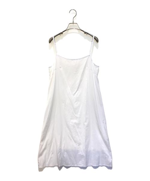 Diagram（ダイアグラム）Diagram (ダイアグラム) 配色ステッチシャツワンピース金釦 ベルト ホワイト サイズ:38の古着・服飾アイテム