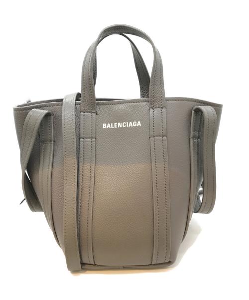 BALENCIAGA（バレンシアガ）BALENCIAGA (バレンシアガ) エブリデイ 2.0 ハンドバッグ ミニ グレーの古着・服飾アイテム