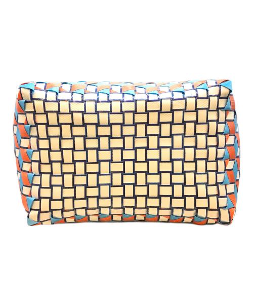 MARNI（マルニ）MARNI (マルニ) カゴバッグ オレンジ×ブルーの古着・服飾アイテム