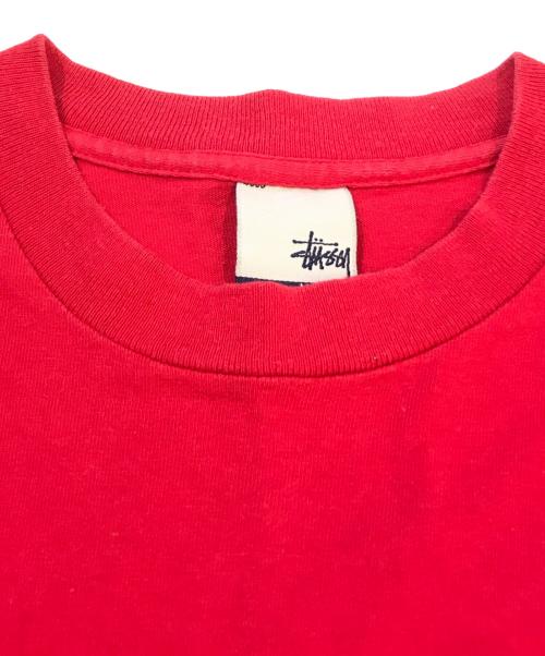 stussy（ステューシー）stussy (ステューシー) Tシャツ レッド サイズ:MEDIUMの古着・服飾アイテム