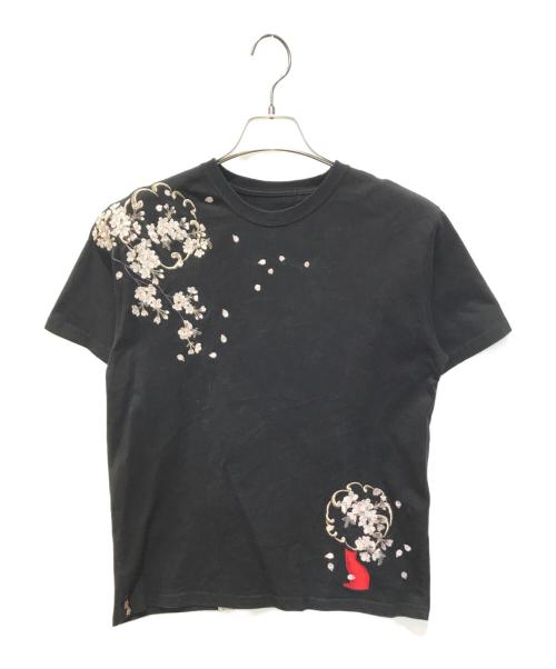 NO BRAND（ノーブランド）NO BRAND (ノーブランド) Tシャツ ブラック サイズ:Mの古着・服飾アイテム