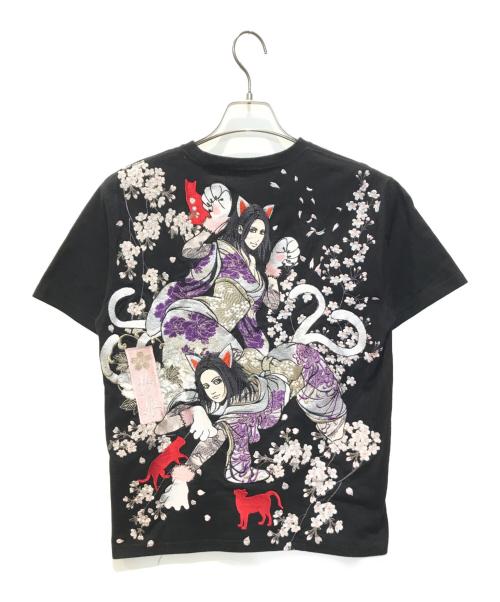 NO BRAND（ノーブランド）NO BRAND (ノーブランド) Tシャツ ブラック サイズ:Mの古着・服飾アイテム