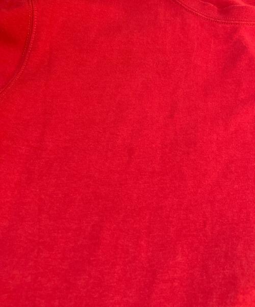 BTM（ビーティーエム）BTM (ビーティーエム) Tシャツ　212147 レッド サイズ:Lの古着・服飾アイテム