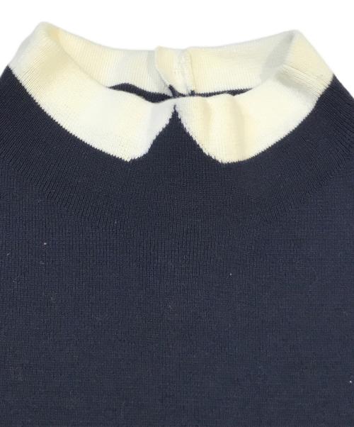 MACKINTOSH PHILOSOPHY（マッキントッシュ フィロソフィー）MACKINTOSH PHILOSOPHY (マッキントッシュ フィロソフィー) Bicolor Knit Polo ネイビー サイズ:Mの古着・服飾アイテム