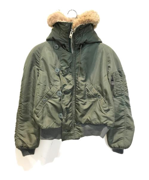 US ARMY（ユーエスアーミー）US ARMY (ユーエスアーミー) N-2Bジャケット オリーブ サイズ:Mの古着・服飾アイテム
