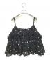 crinkle crinkle crinkle (クリンクル クリンクル クリンクル) 3D embroidery dot camisole　CC-2509 ブラック サイズ:F 未使用品：18000円