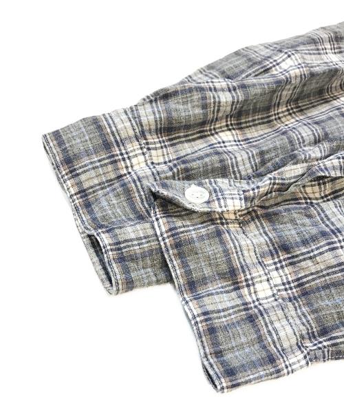STEVEN ALAN（スティーブンアラン）STEVEN ALAN (スティーブンアラン) リネンシャツ グレー サイズ:Lの古着・服飾アイテム