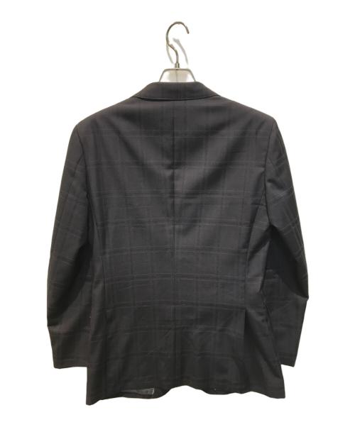 BLACK LABEL CRESTBRIDGE（ブラックレーベル クレストブリッジ）BLACK LABEL CRESTBRIDGE (ブラックレーベル クレストブリッジ) テーラードジャケット ブラック サイズ:Lの古着・服飾アイテム