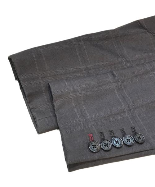 BLACK LABEL CRESTBRIDGE（ブラックレーベル クレストブリッジ）BLACK LABEL CRESTBRIDGE (ブラックレーベル クレストブリッジ) テーラードジャケット ブラック サイズ:Lの古着・服飾アイテム