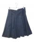 tricot COMME des GARCONS（トリココムデギャルソン）の古着「デニムプリーツスカート　TJ-S037」｜インディゴ