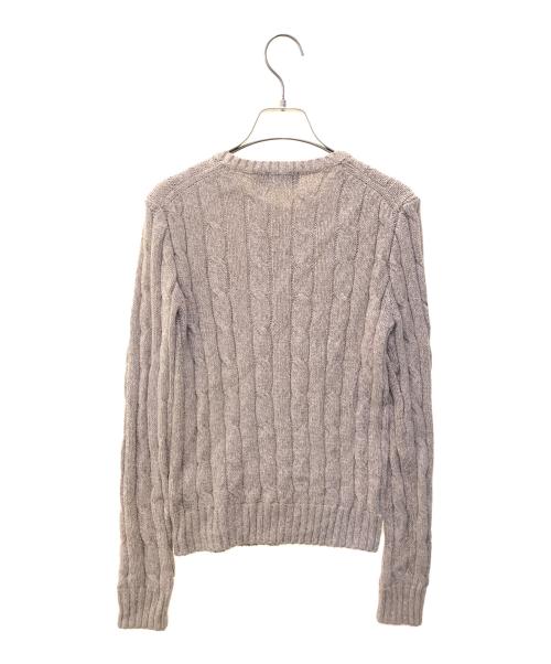 POLO RALPH LAUREN（ポロ・ラルフローレン）POLO RALPH LAUREN (ポロ・ラルフローレン) ケーブルニット ベージュ サイズ:Sの古着・服飾アイテム