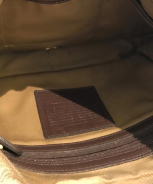 COACH（コーチ）COACH (コーチ) フラップショルダーバッグ　9718 ブラウンの古着・服飾アイテム