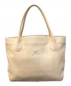 KITAMURAキタムラ）の古着「レザーハンドバッグ」｜イエロー