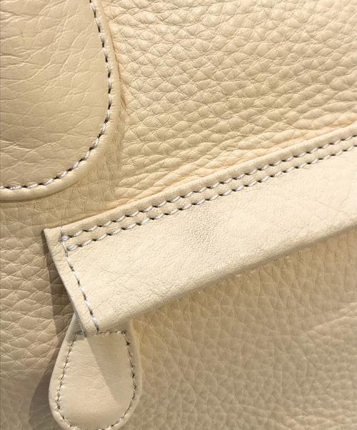 KITAMURA（キタムラ）KITAMURA (キタムラ) レザーハンドバッグ イエローの古着・服飾アイテム