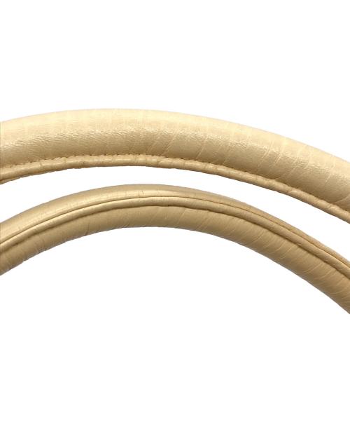 KITAMURA（キタムラ）KITAMURA (キタムラ) レザーハンドバッグ イエローの古着・服飾アイテム