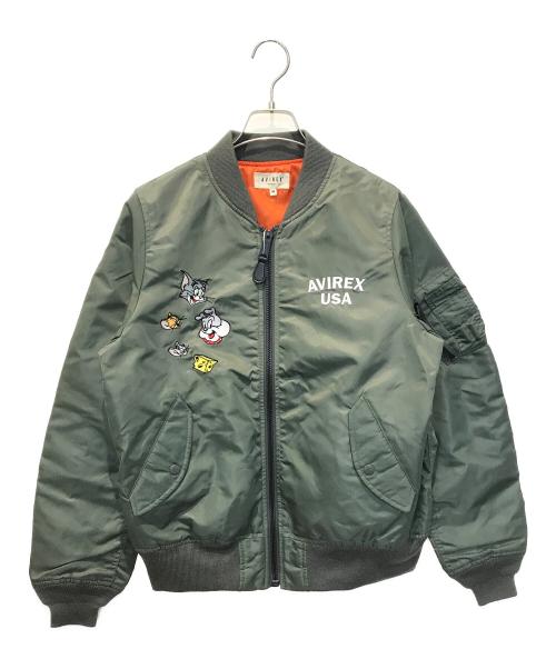AVIREX（アヴィレックス）AVIREX (アヴィレックス) トムとジェリー (トムトジェリー) LIGHT MA-1　783-5152607 カーキ サイズ:Mの古着・服飾アイテム