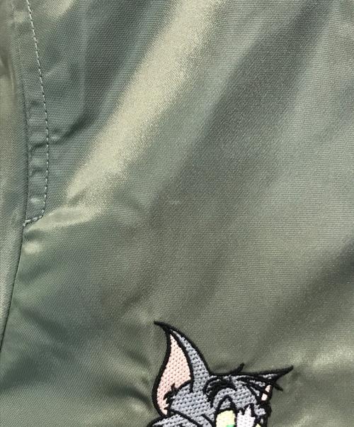 AVIREX（アヴィレックス）AVIREX (アヴィレックス) トムとジェリー (トムトジェリー) LIGHT MA-1　783-5152607 カーキ サイズ:Mの古着・服飾アイテム