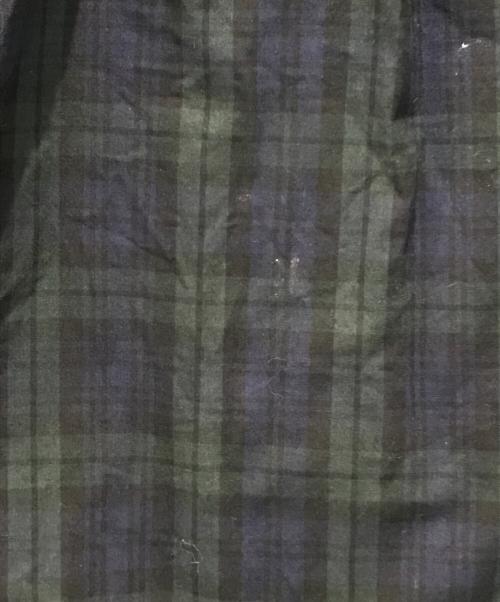 leno（リノ）LENO (リノ) BUTTON DOWN SHIRT　H2302-SH013 ネイビー×グリーンの古着・服飾アイテム