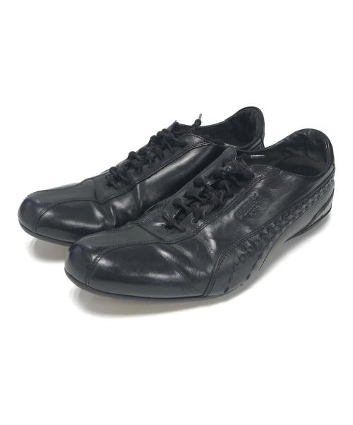 PUMA（プーマ）PUMA (プーマ) レザーシューズ ブラック サイズ:40の古着・服飾アイテム