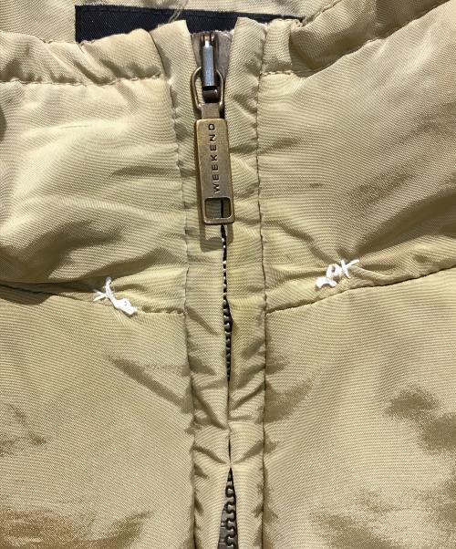 WEEKEND Max Mara（ウィークエンド マックスマーラ）Weekend Max Mara (ウィークエンド マックスマーラ) 中綿コート ベージュ サイズ:38の古着・服飾アイテム