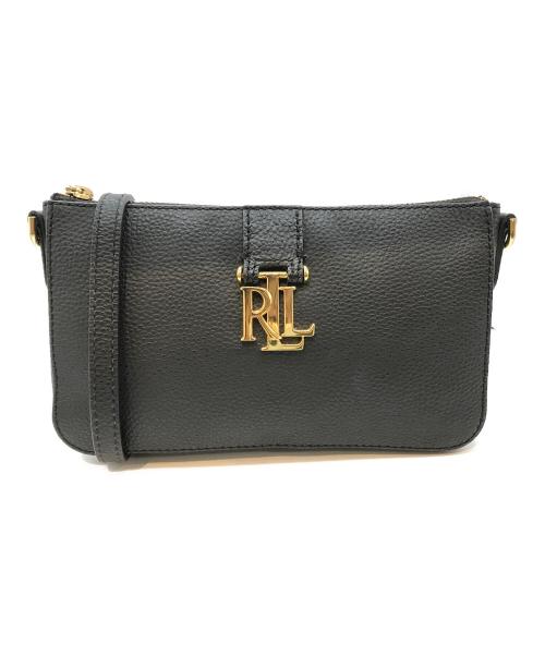 RLL（ローレンラルフローレン）RLL (ローレンラルフローレン) ショルダーバッグ ブラックの古着・服飾アイテム