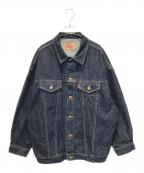 UNGRIDアングリッド）の古着「ビッグシルエットデニムジャケット　0XLR9ACA」｜インディゴ