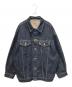 Ungrid（アングリッド）の古着「ビッグシルエットデニムジャケット　0XLR9ACA」｜インディゴ