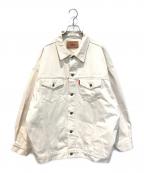 UNGRIDアングリッド）の古着「ビッグシルエットデニムジャケット　112310205001-01」｜アイボリー