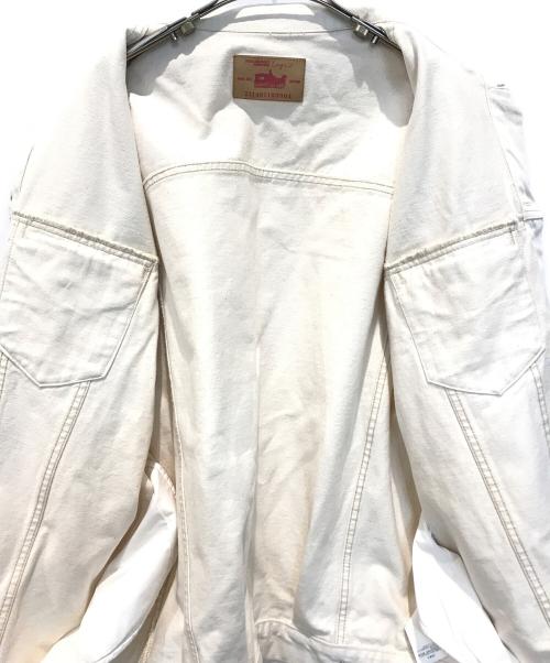 UNGRID（アングリッド）Ungrid (アングリッド) ビッグシルエットデニムジャケット　112310205001-01 アイボリー サイズ:Fの古着・服飾アイテム