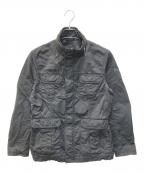 BURBERRY BLACK LABELバーバリーブラックレーベル）の古着「ナイロンフィールドジャケット　BMP06-205-08」｜ブラック