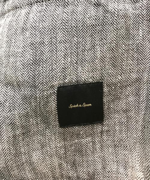 Spick and Span（スピック＆スパン）Spick and Span (スピックアンドスパン) リネンエアリージャケット　25010200103010 グレー サイズ:36の古着・服飾アイテム