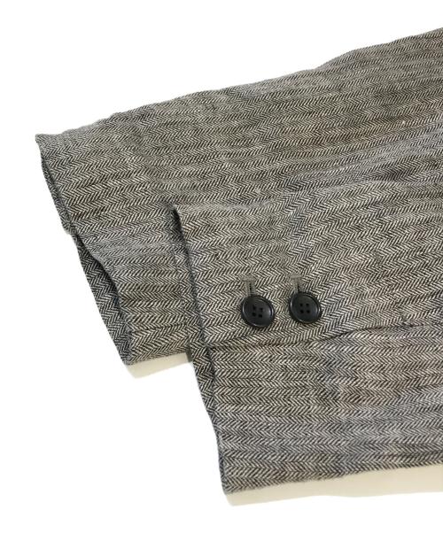 Spick and Span（スピック＆スパン）Spick and Span (スピックアンドスパン) リネンエアリージャケット　25010200103010 グレー サイズ:36の古着・服飾アイテム