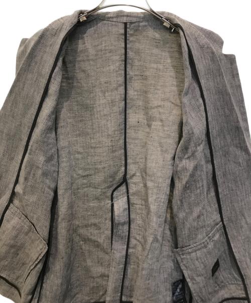 Spick and Span（スピック＆スパン）Spick and Span (スピックアンドスパン) リネンエアリージャケット　25010200103010 グレー サイズ:36の古着・服飾アイテム
