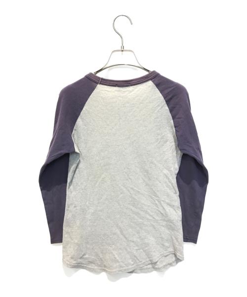 hysterics（ヒステリックス）hysterics (ヒステリックス) カットソー　2CL-5840 グレー×パープル サイズ:FREEの古着・服飾アイテム