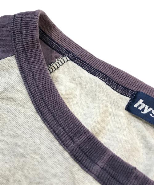 hysterics（ヒステリックス）hysterics (ヒステリックス) カットソー　2CL-5840 グレー×パープル サイズ:FREEの古着・服飾アイテム