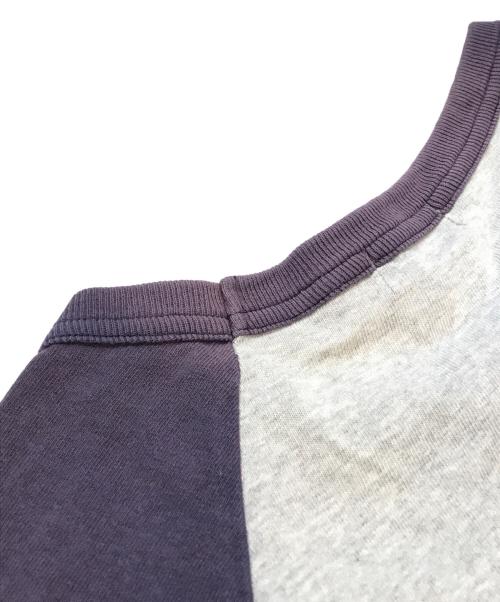 hysterics（ヒステリックス）hysterics (ヒステリックス) カットソー　2CL-5840 グレー×パープル サイズ:FREEの古着・服飾アイテム