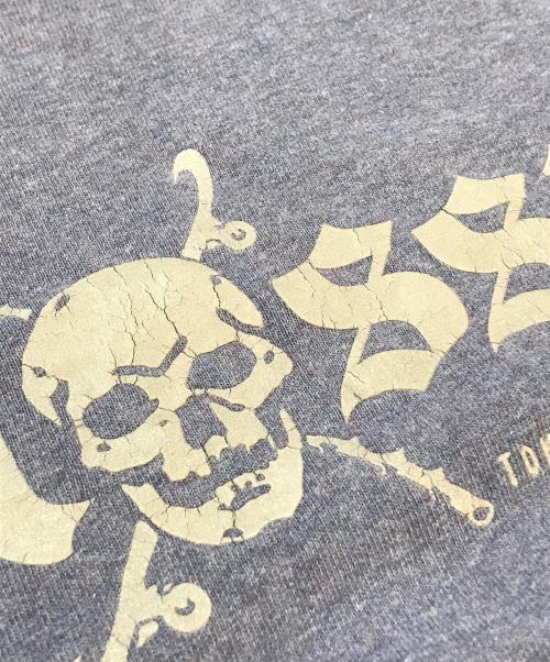 stussy（ステューシー）stussy (ステューシー) プリントTシャツ ブルー サイズ:SMALLの古着・服飾アイテム